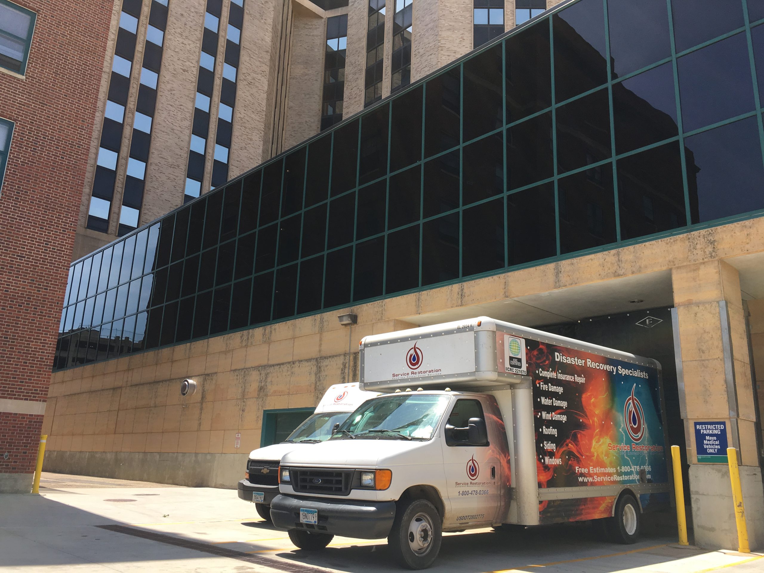 Commercial Services for Water Damage at Large Medical Facility