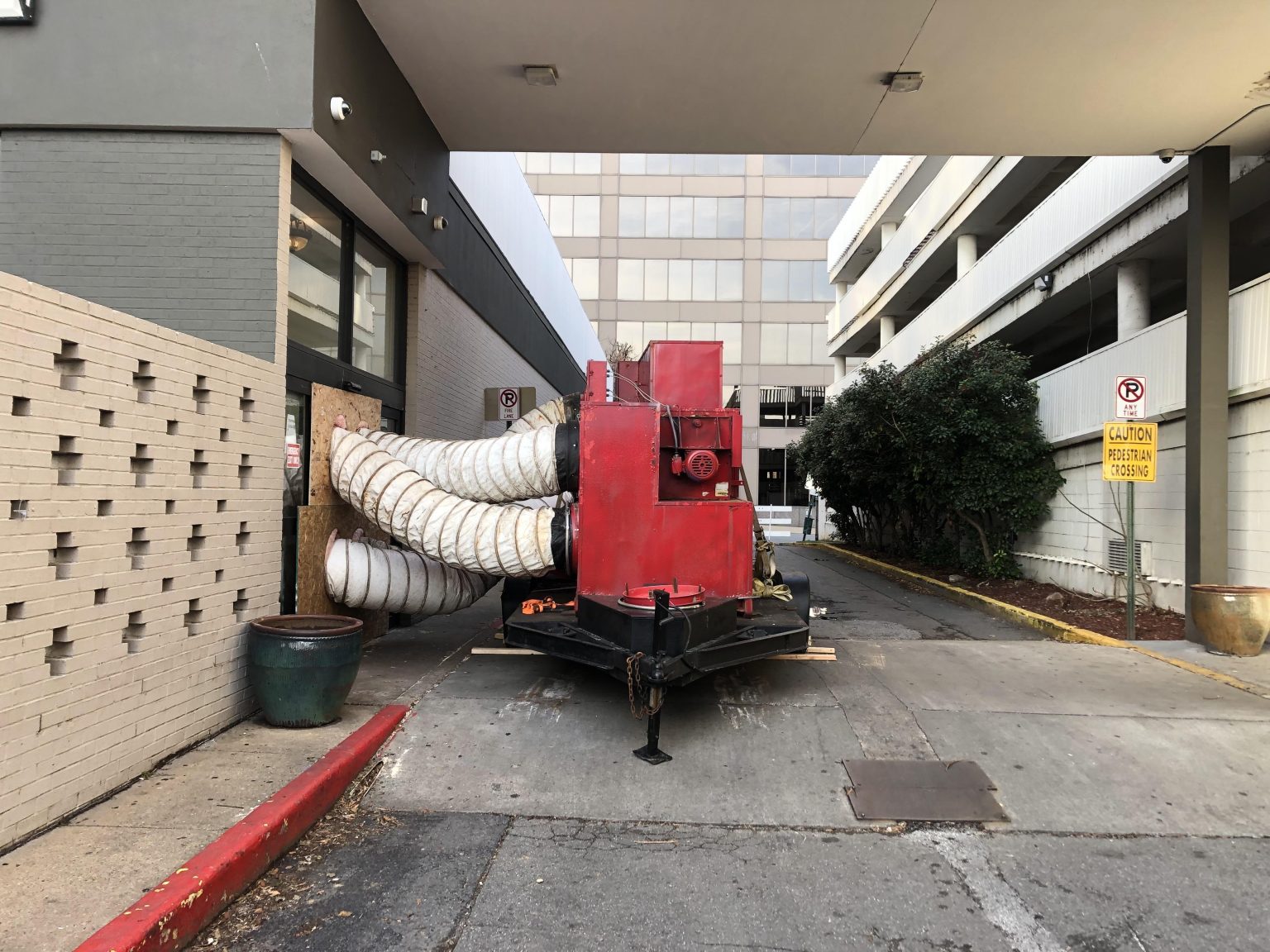Hotel Sprinkler Line Bursts Service Restoration