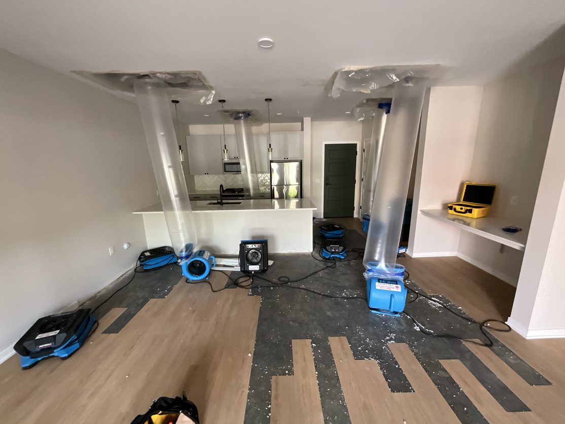 Flooded Apartment Cleanup | Dishwasher Water Damage | Service Restoration of Lake City