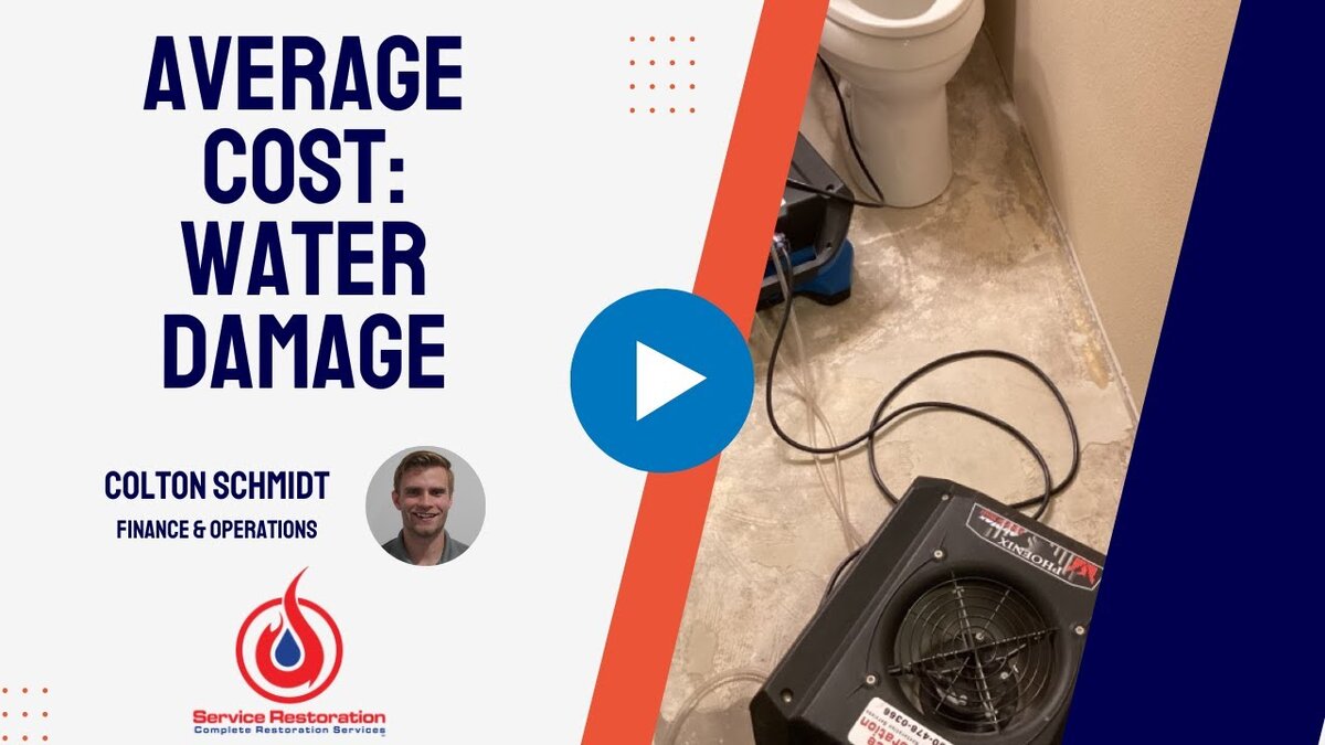 average cost of water damage