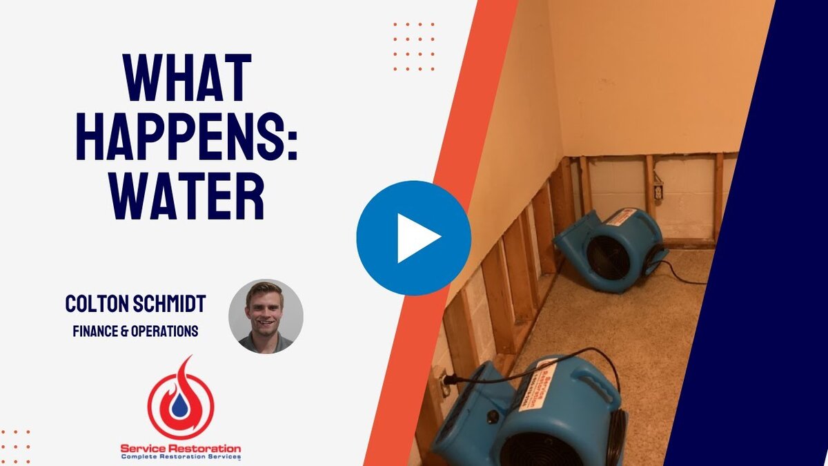 during a water damage