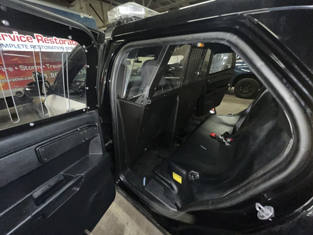Biohazard Cleanup | Feces Removal Squad Car | Disinfect Police Vehicle | Service Restoration