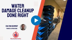 water damage cleanup