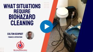 situations require a biohazard cleaning